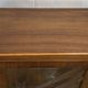 Art deco vintage brocante walnut hexagonal display cabinet - 1920-1930