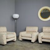 Missoni armchairs, 1970s, set of 3