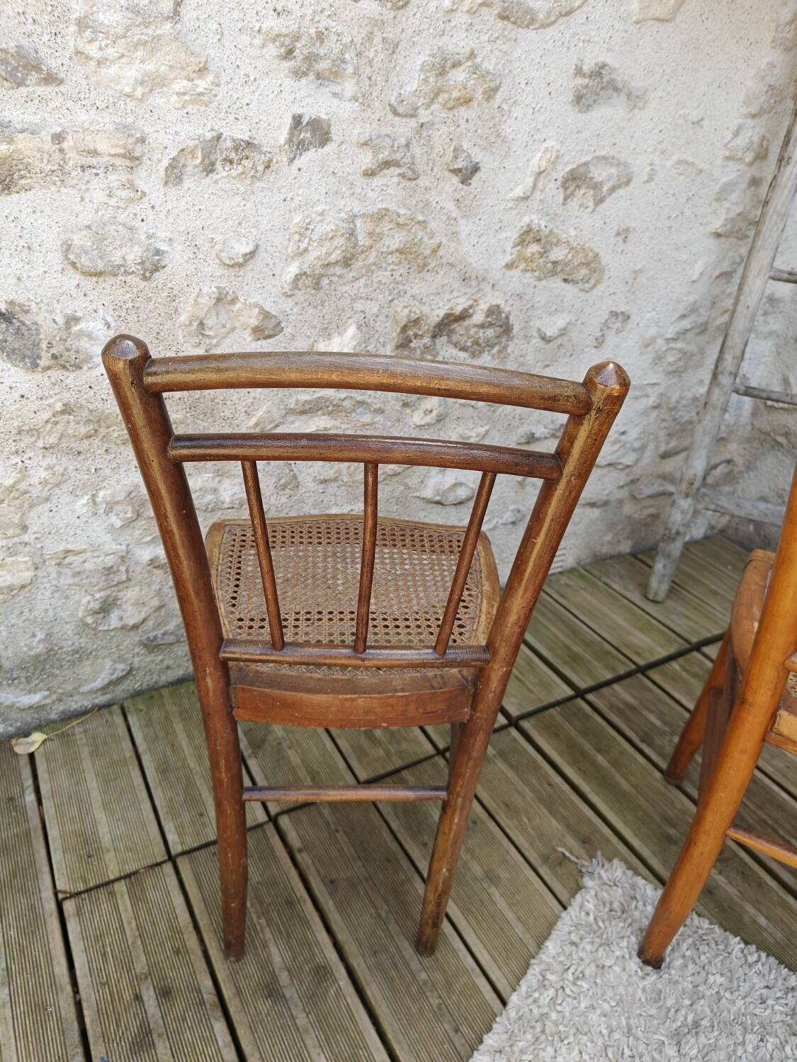 Four bistro chairs
