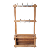 Vintage bistro wall coat rack