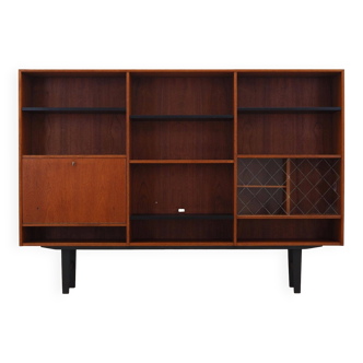 Teak bookcase, Danish design, 1970s, production: Denmark