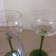 White wine glasses in crystal.