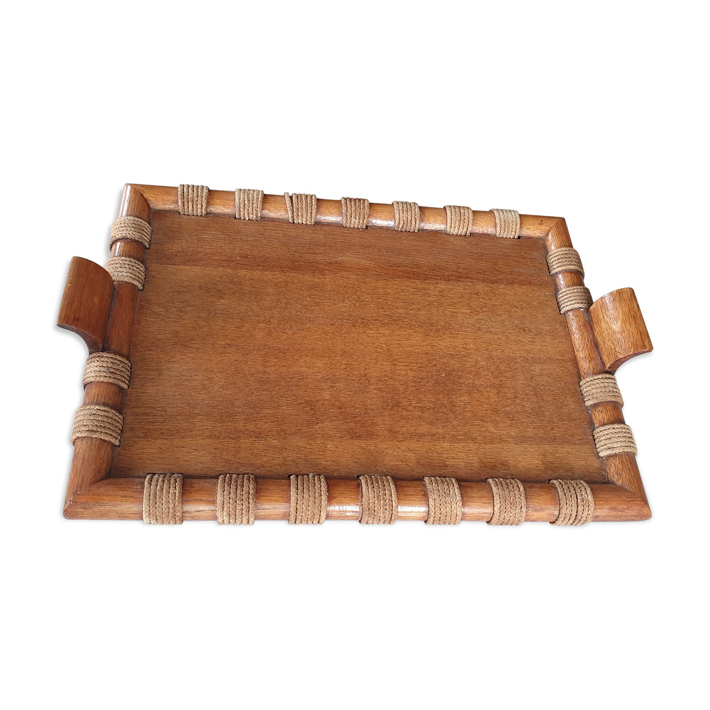 Scandinavian wooden and rope plateau