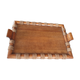 Scandinavian wooden and rope plateau