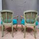 Paire de fauteuils style Louis XV