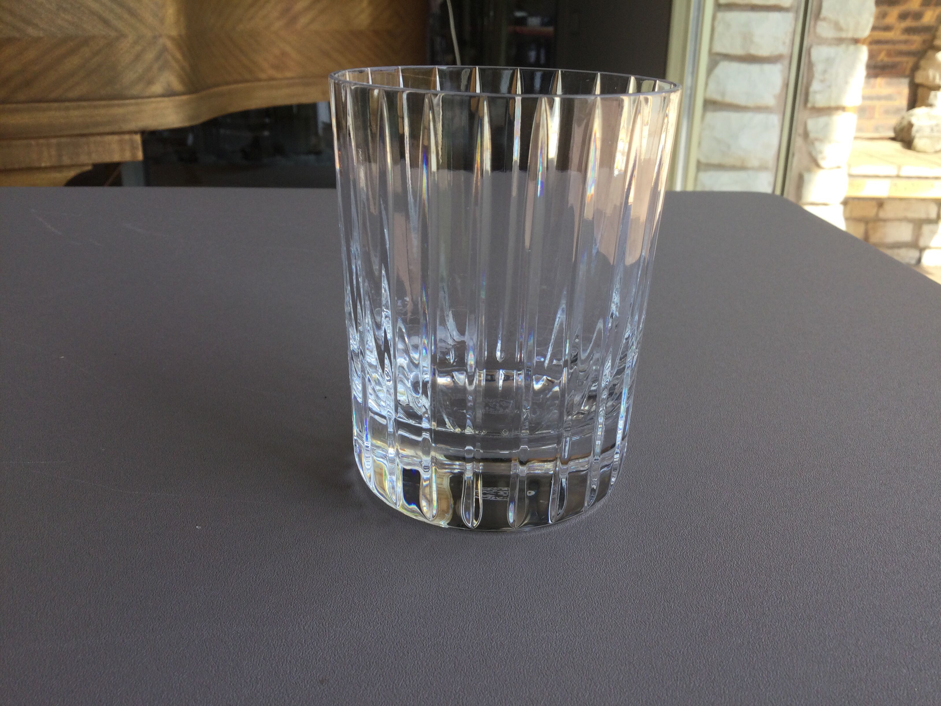 Baccarat crystal whiskey cup