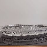 5-compartment crystal aperitif dish