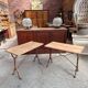 Paire de tables de bistrot début XXème