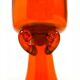 Krakow goblet, mid-century modern, red glass, designed by J. Słuczan-Orkusz, Poland, 1970s