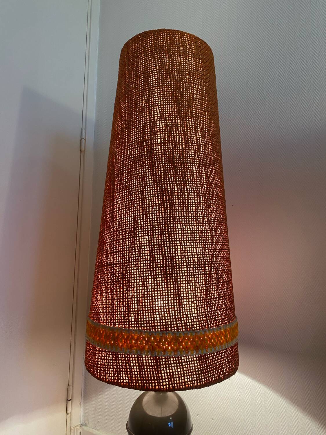 Large vintage lamp from the 70s