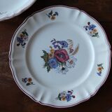 2 large Agreste flowered dishes