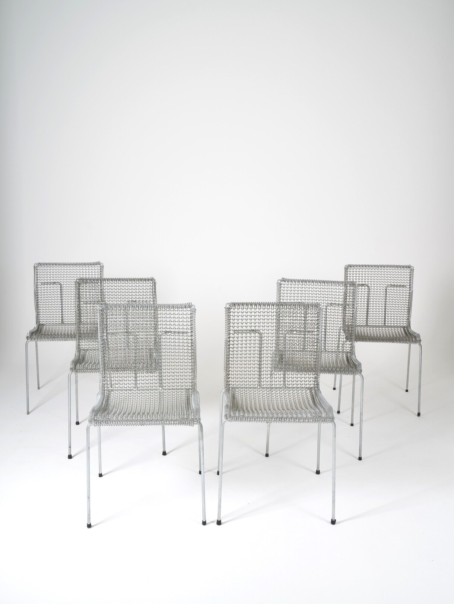 Lot de 6 chaises « Rascal » Niall O’Flynn pour T Spectrum 1997.