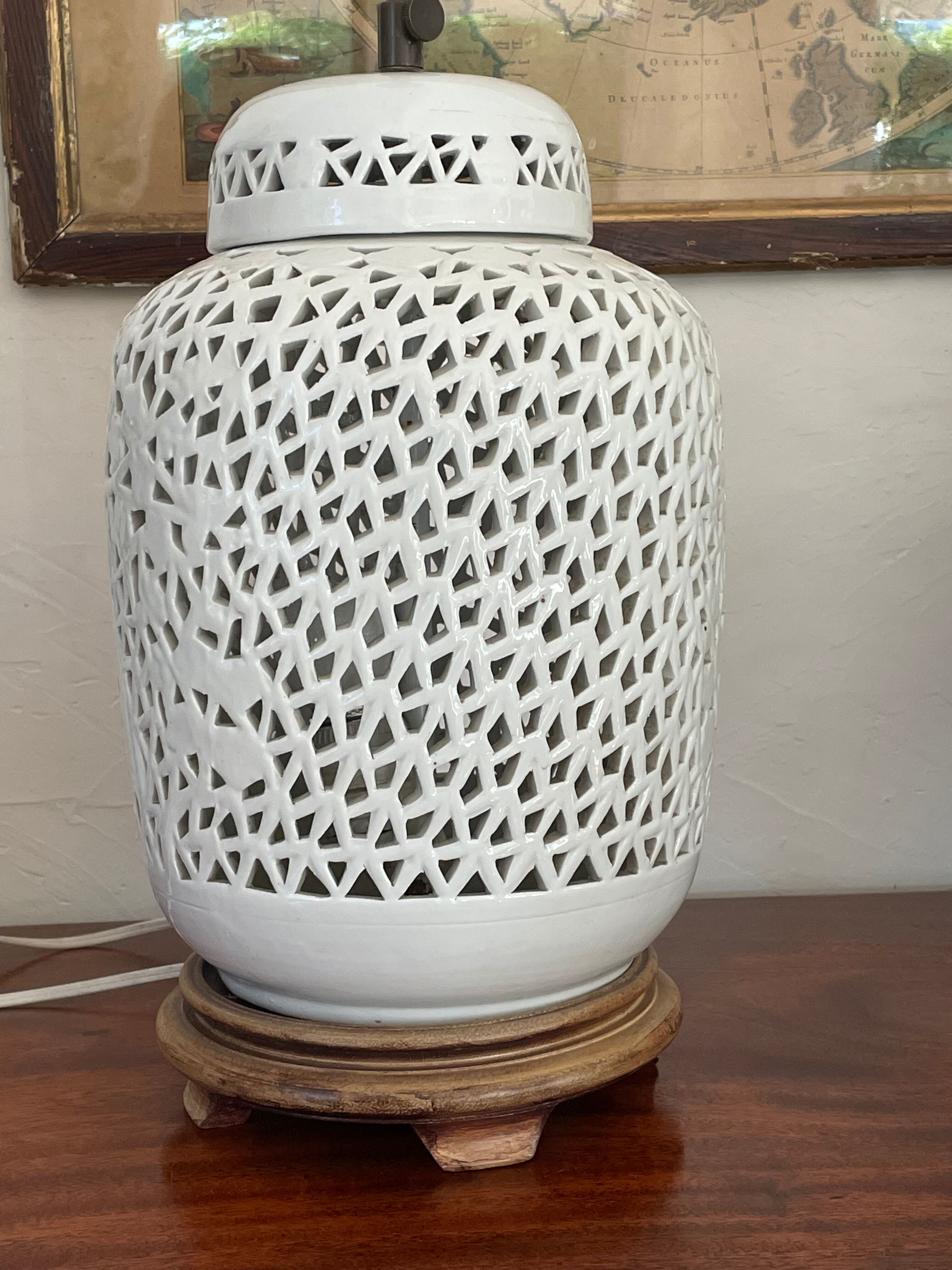 Vintage ceramic lamp