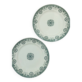 Set of 2 Iena plates, Terre de Fer, Boulanger & cie