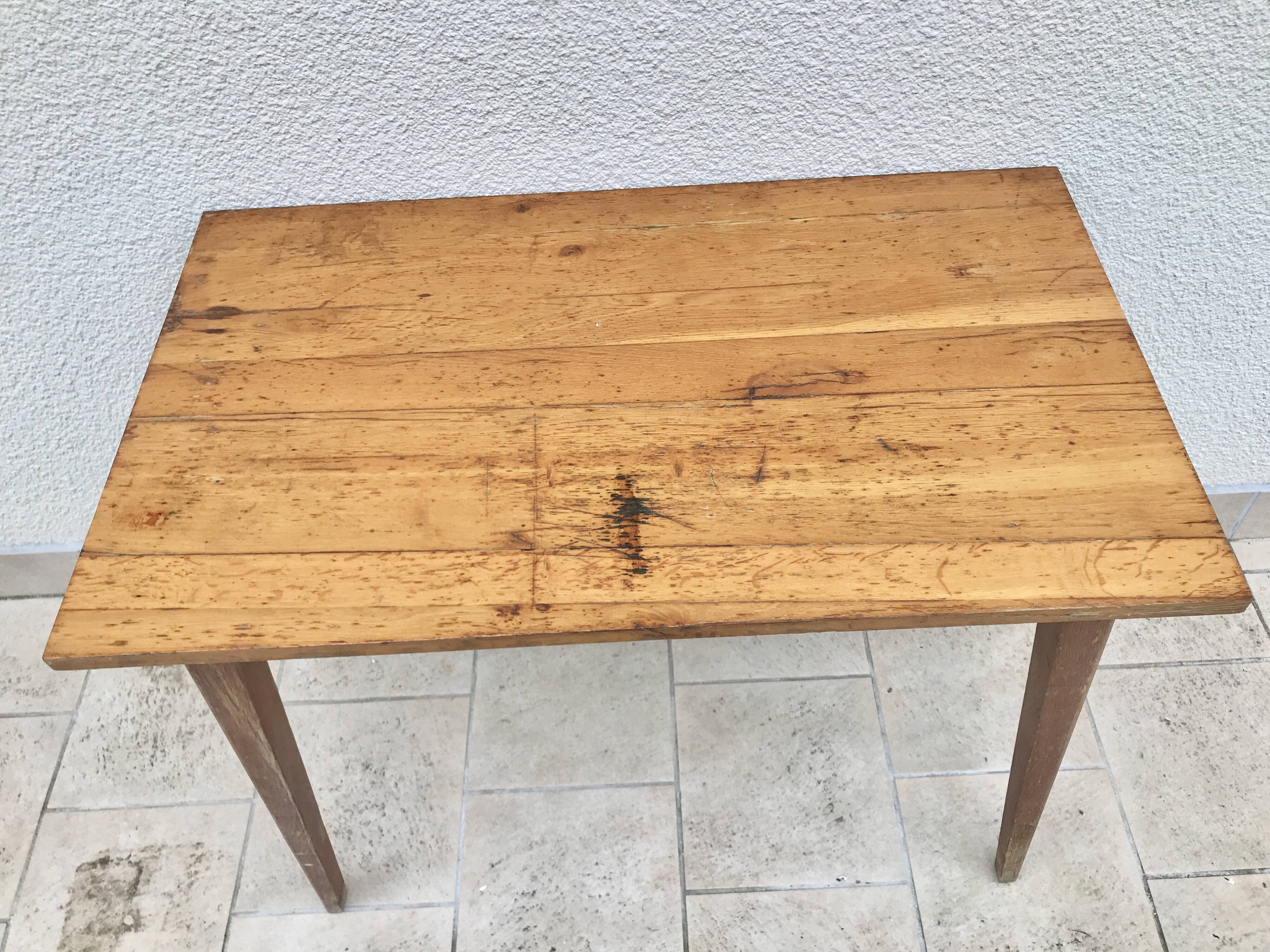 Small desk table feet vintage compass feet