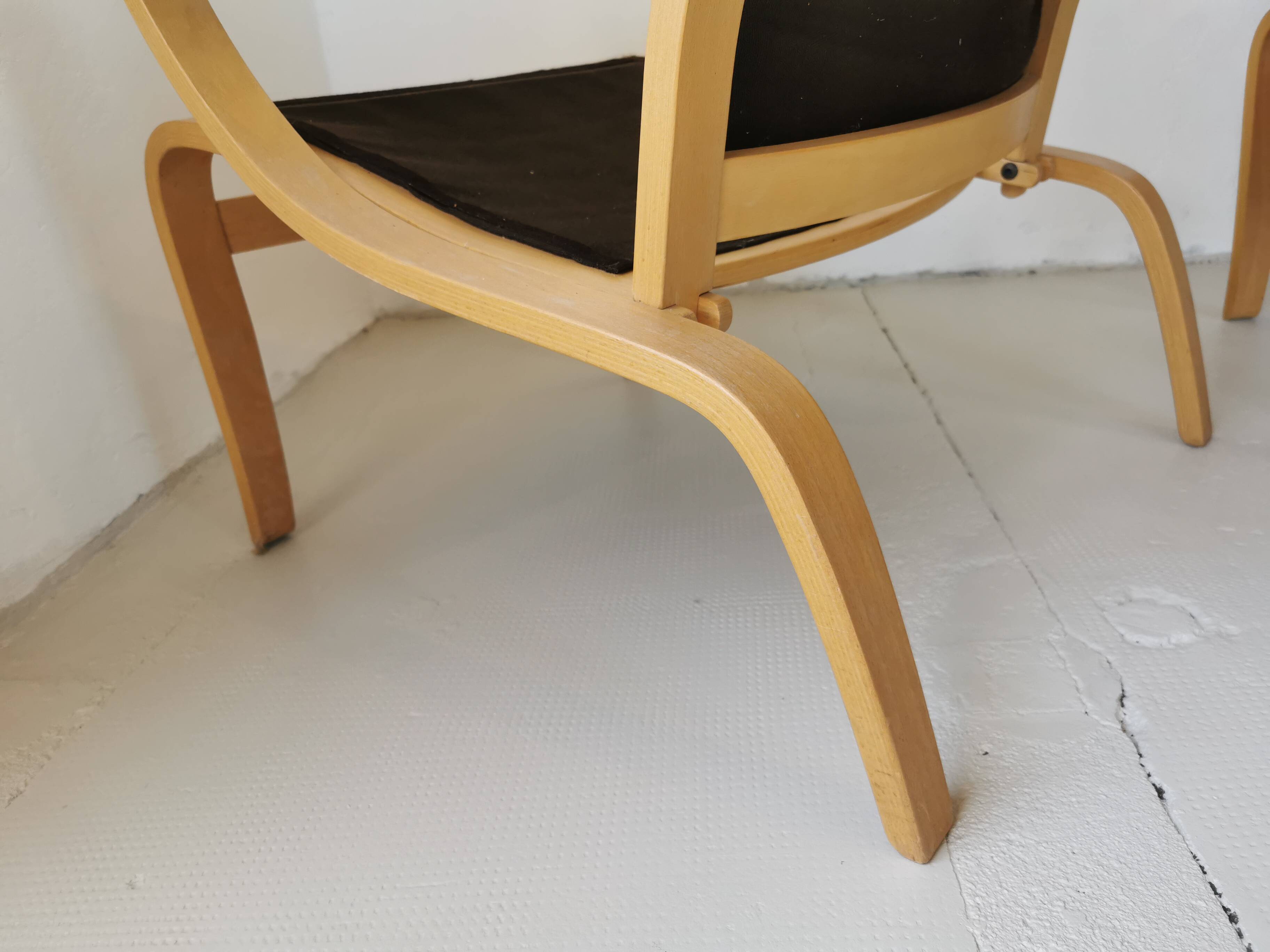 Pair of vintage Scandinavian armchairs