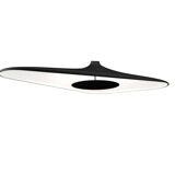 Ceiling light, black sun - luceplan