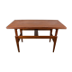Danish teak table model "elevator" adjustable high and low, Kai Kristiansen, V.M.Mobler 1960