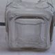 Antique engraved glass jar