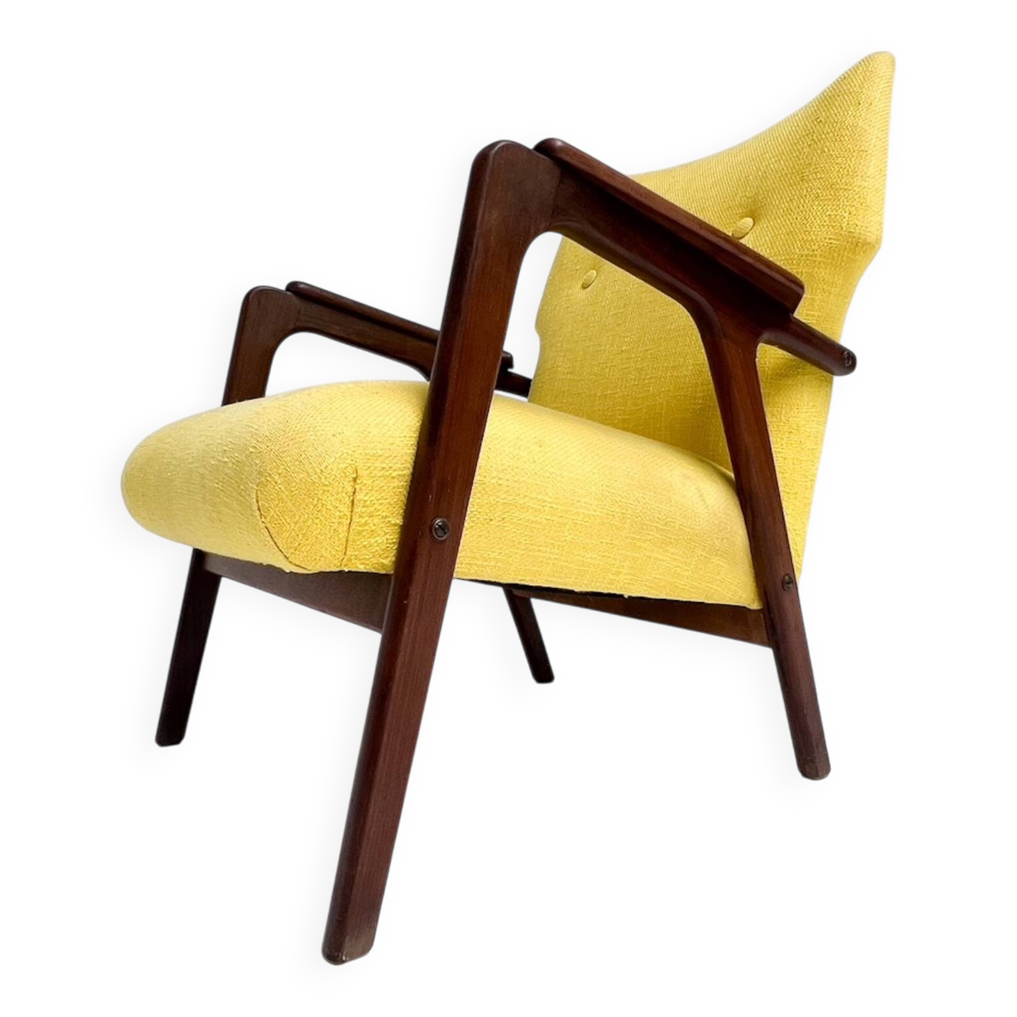 Wooden wingback chair from the 1960’s