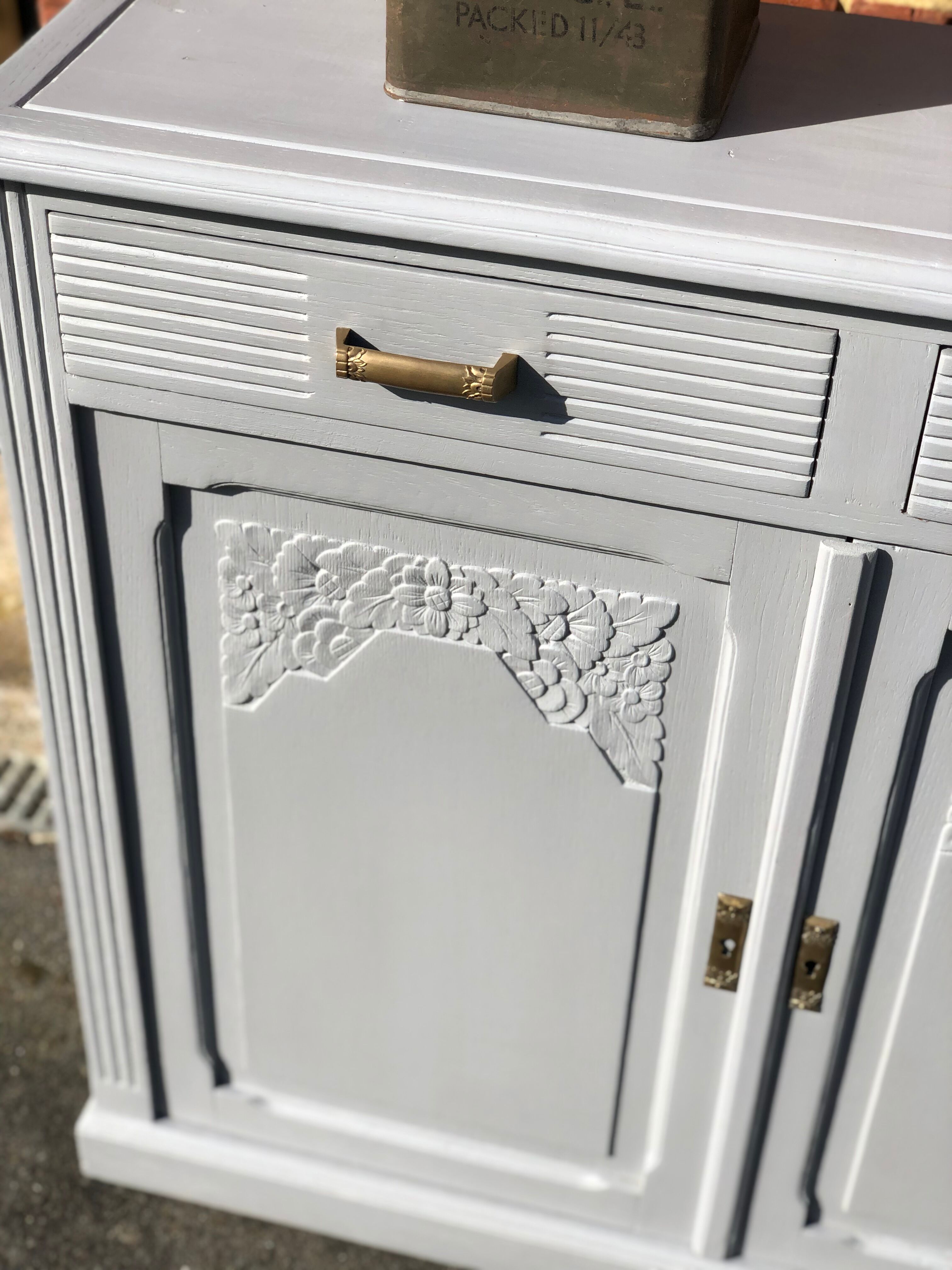 Grey Art Deco buffet