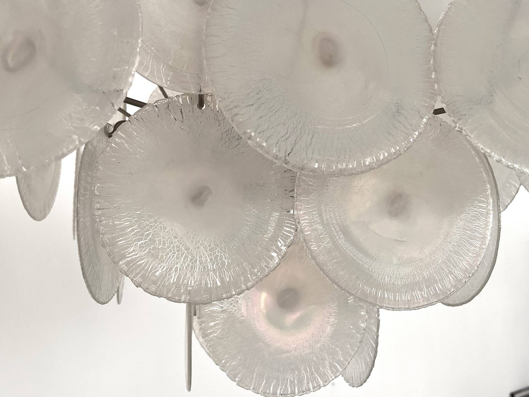 Italian Murano Chandelier by Carlo Nason for Mazzega, 70s