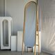 Floor mirror in bamboo and rattan H:1m80