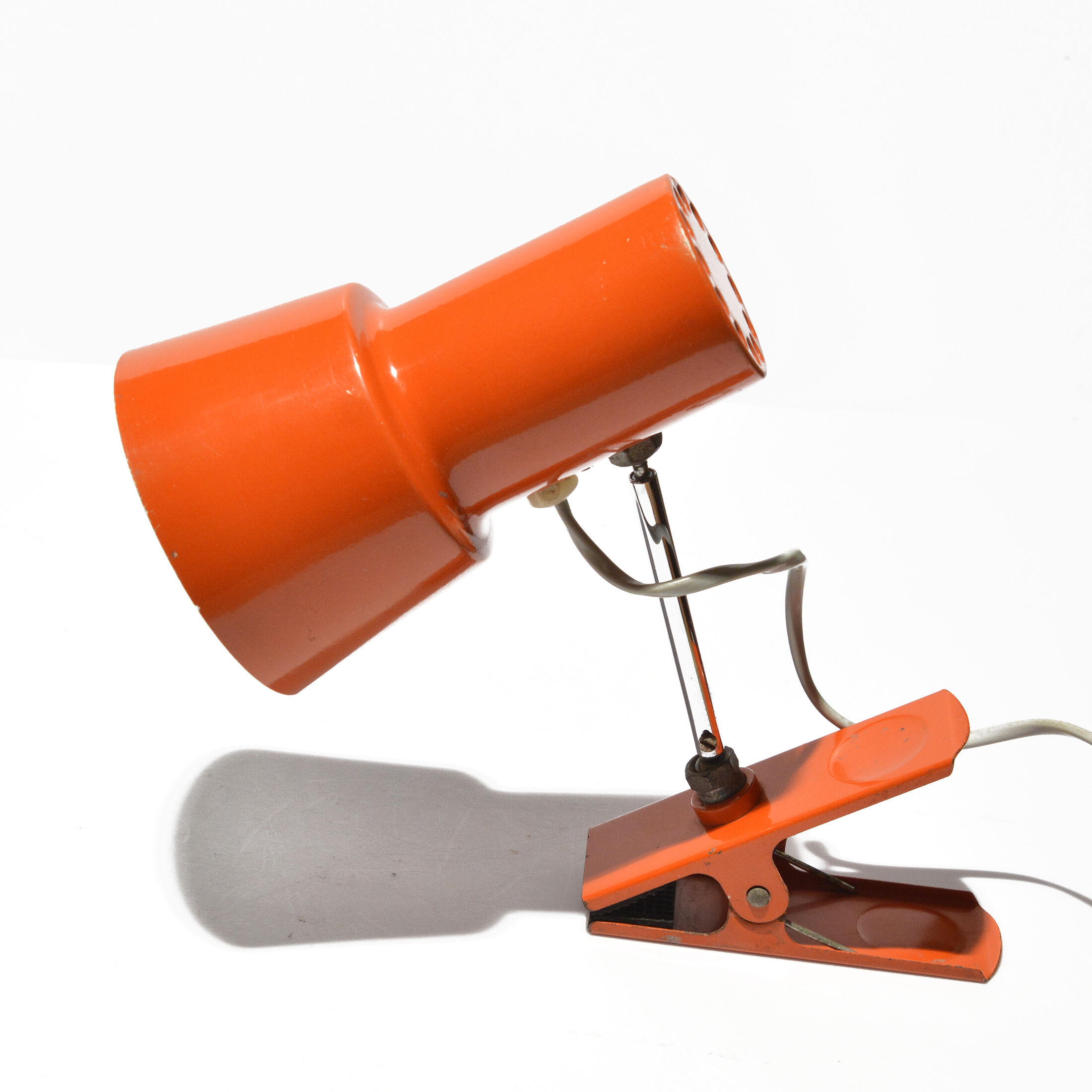 Lampe clip, conçue par J. Hurka, Napako, Tchécoslovaquie, années 1960