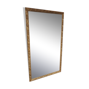 Miroir doré patine de - style