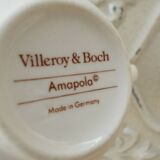 Cup and under cup coffee Villeroy & Boch model Amapola