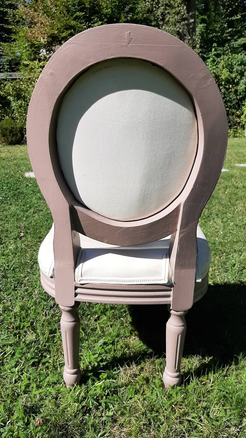 Paire de chaises médaillon enfant