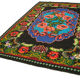 Handmade Vintage Moldovian Black Kilim 200 cm