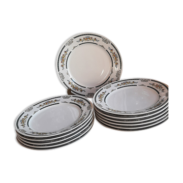 Assiettes plates Sandra Rich