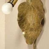 Brass "sheet" wall lamp