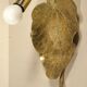 Brass "sheet" wall lamp