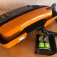 Vintage PTT Phone Telic t75 Orange from 1975