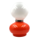Space age red murano glass table lamp, 1970s