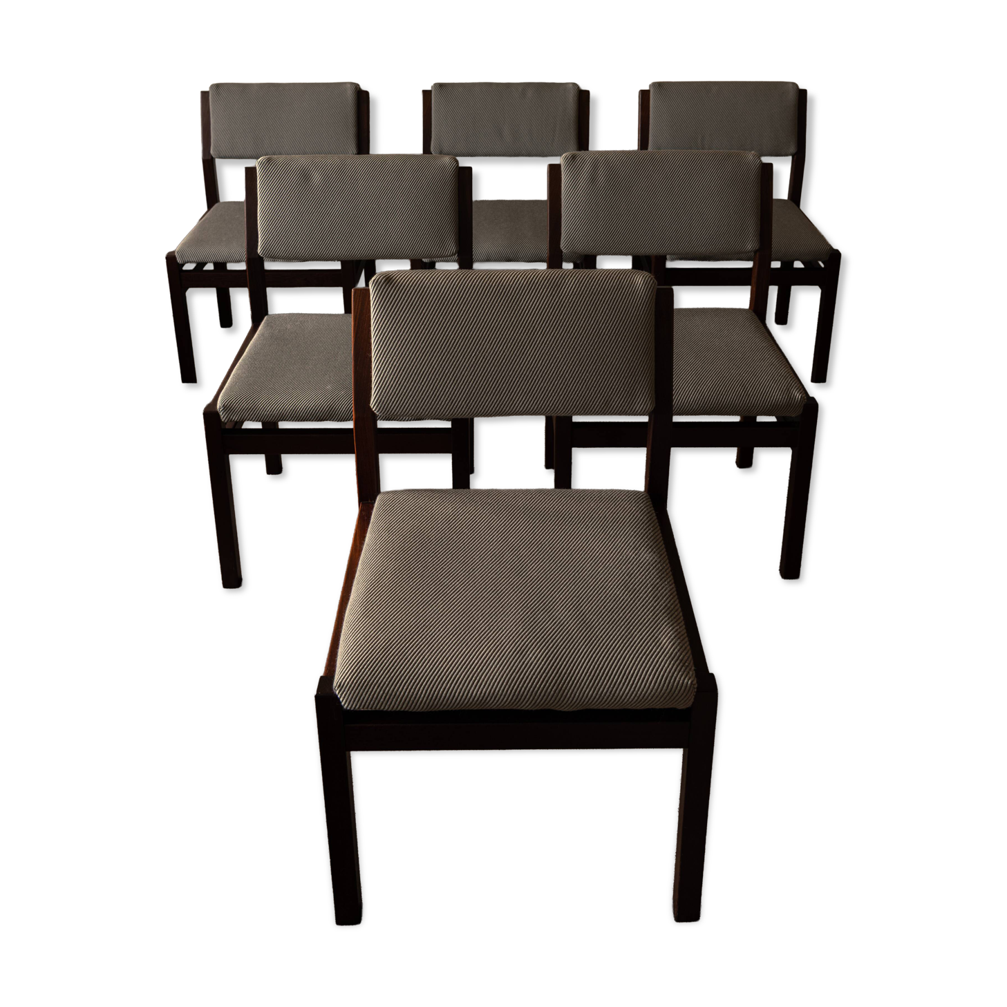 Set de 6 chaises de salle à manger Pastoe SA07 par Cees Braakman – Série japonaise, 1960