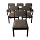 Set de 6 chaises de salle à manger Pastoe SA07 par Cees Braakman – Série japonaise, 1960