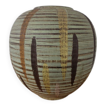 Large German Ceramic Floor Vase, 1960s