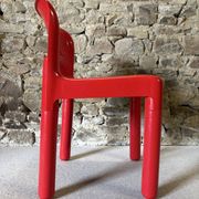 4 chaises modèle 4875 par C. Bartoli pour Kartell, 1970