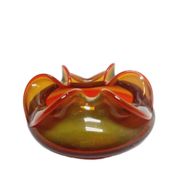 Container by Czesław Zuber for Sudety Glassworks, Poland, 1960s
