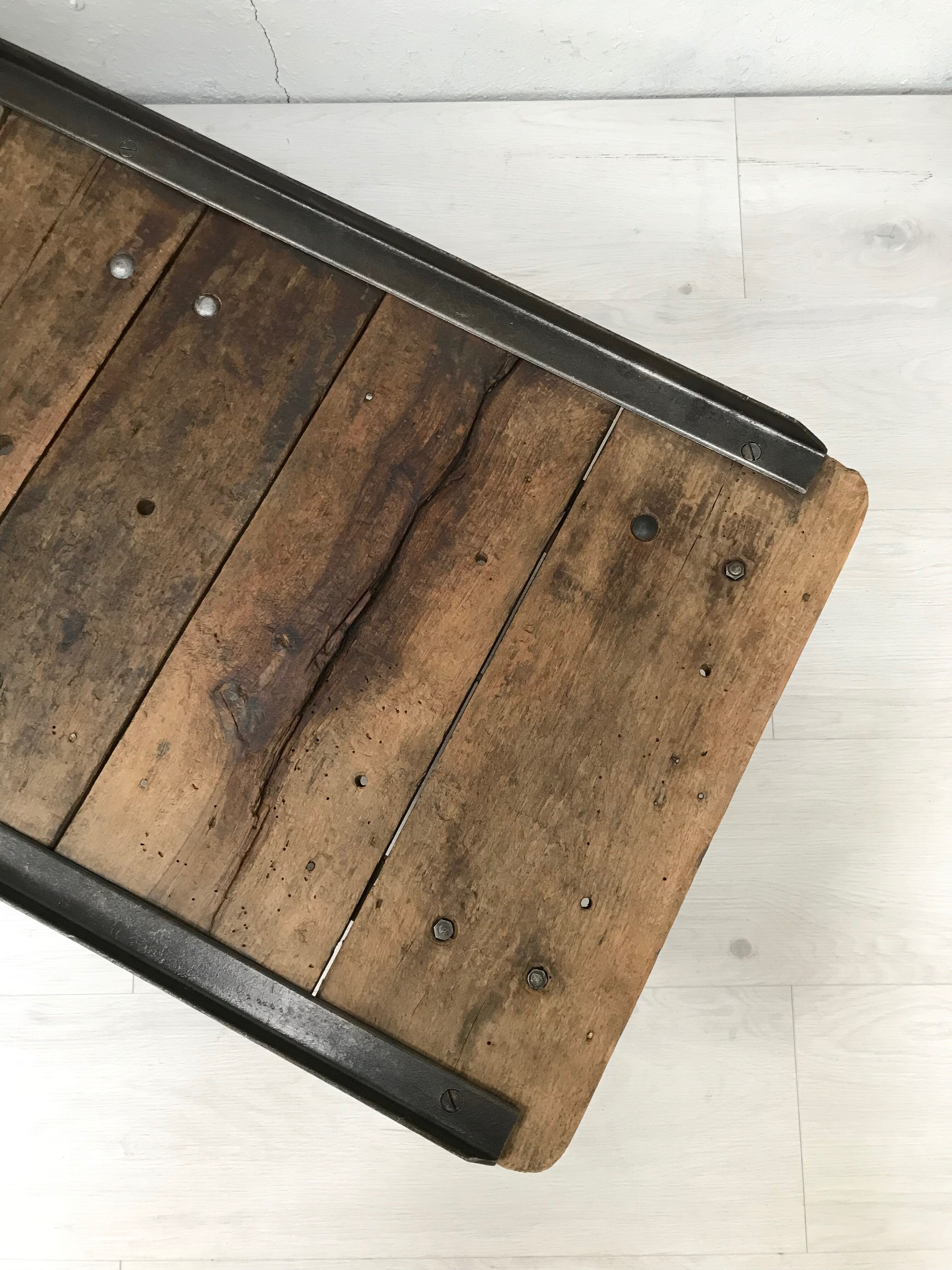 Industrial coffee table