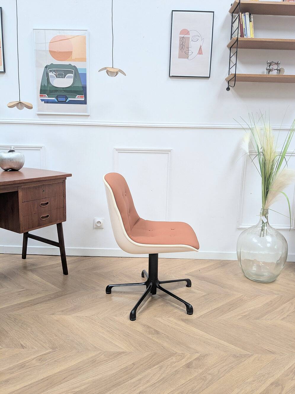 Chaise ou fauteuil de bureau vintage Comforto
