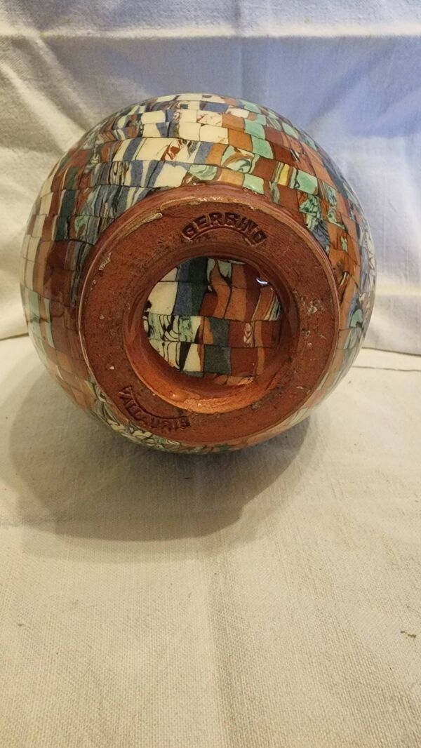 Vase Vallauris signé Gerbino