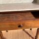 Wooden toilet table - marble