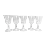 Set of 5 shot glasses - made in France
