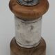MOULIN à POIVRE, Poivrier Vintage PEUGEOT en BOIS et MÉTAL argenté ORFÈVRERIE CHRISTOFLE