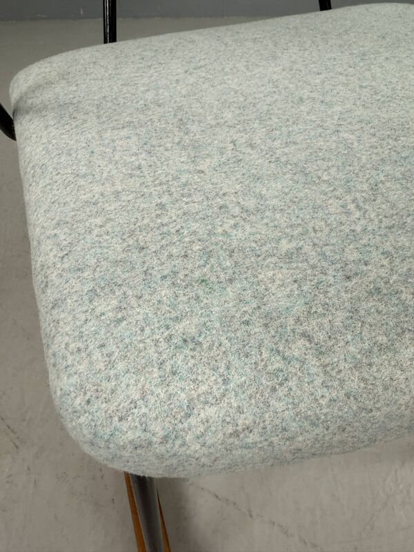 Rare fauteuil à bascule Kembo de WH Gispen, Pays-Bas des années 1950