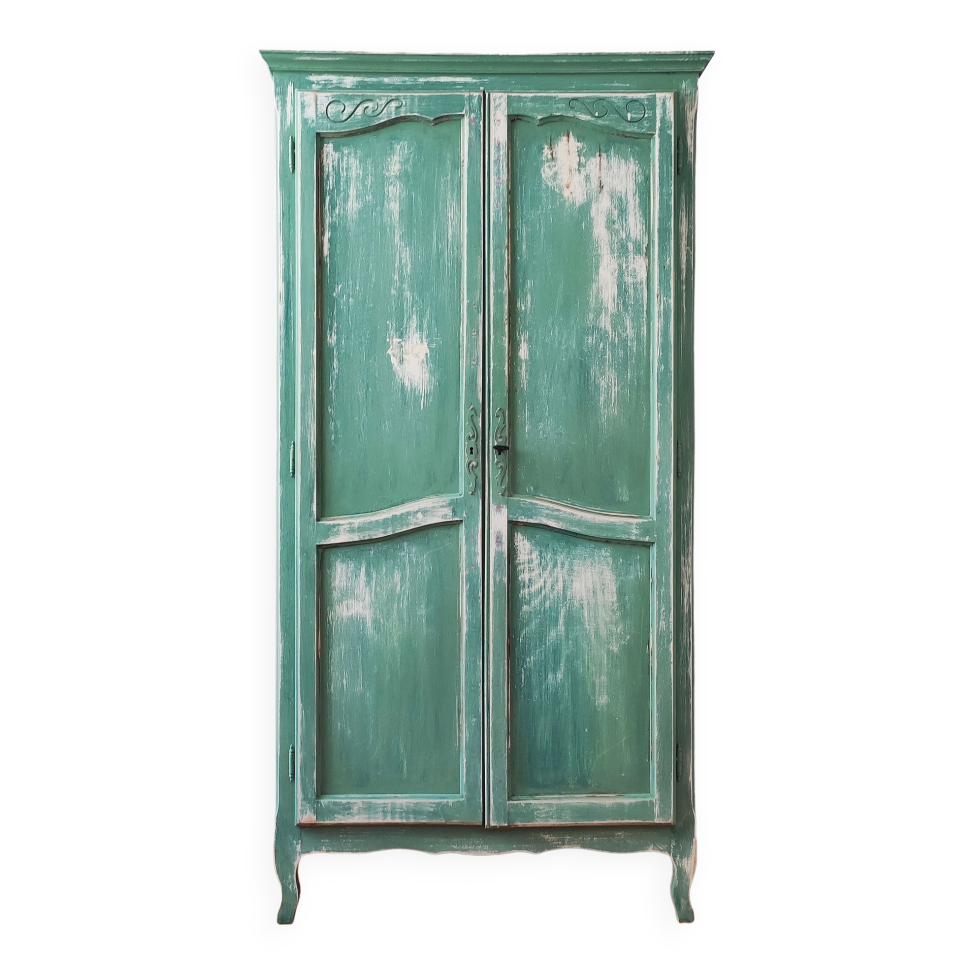 Patinated vintage Parisian wardrobe